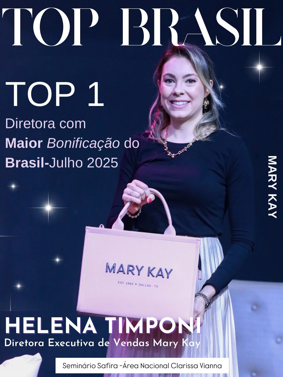 Capa Top 1: Diretora com maior bonificação do Brasil, julho de 2025